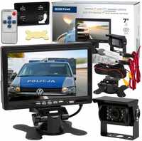 Kamera cofania optyka SONY FULL HD Monitor 7 12-24V IR 10m kab BUS TIR