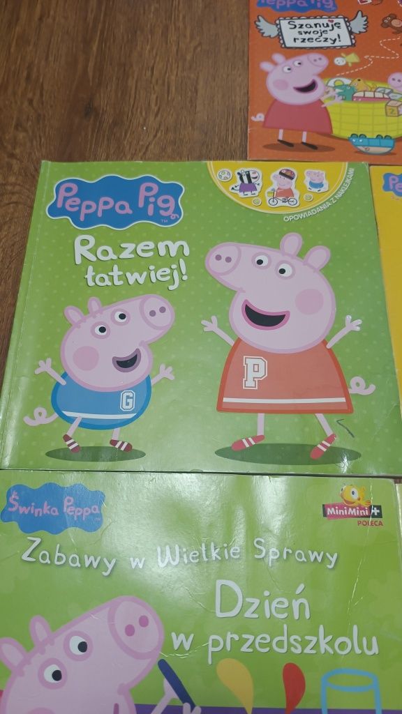 Zestaw książeczek dla dzieci Świnka Peppa 5 sztuk