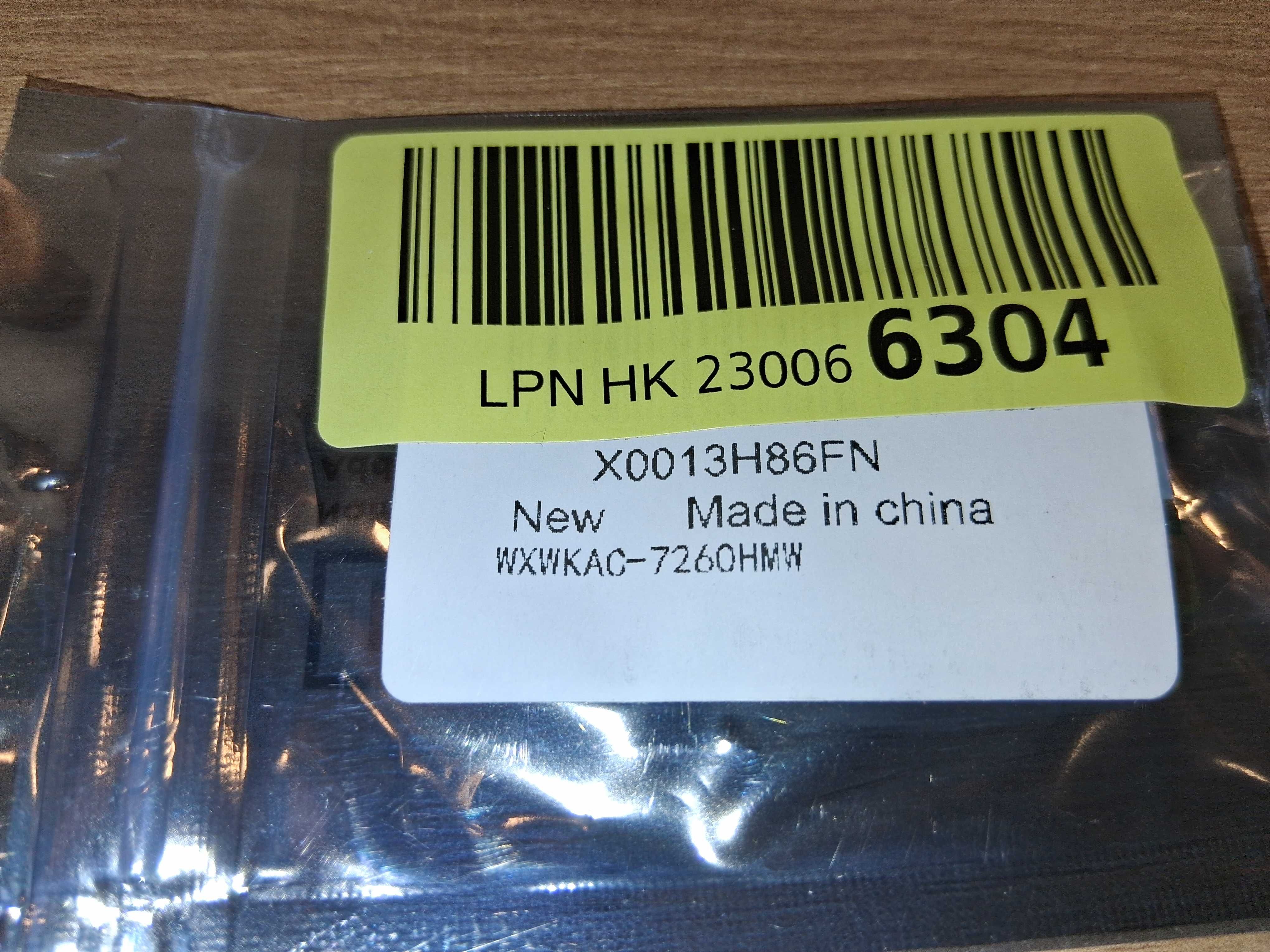 Y022 Karta Sieciowa Wi-Fi Bluetooth Intel Dual Band Wireless-AC 7260