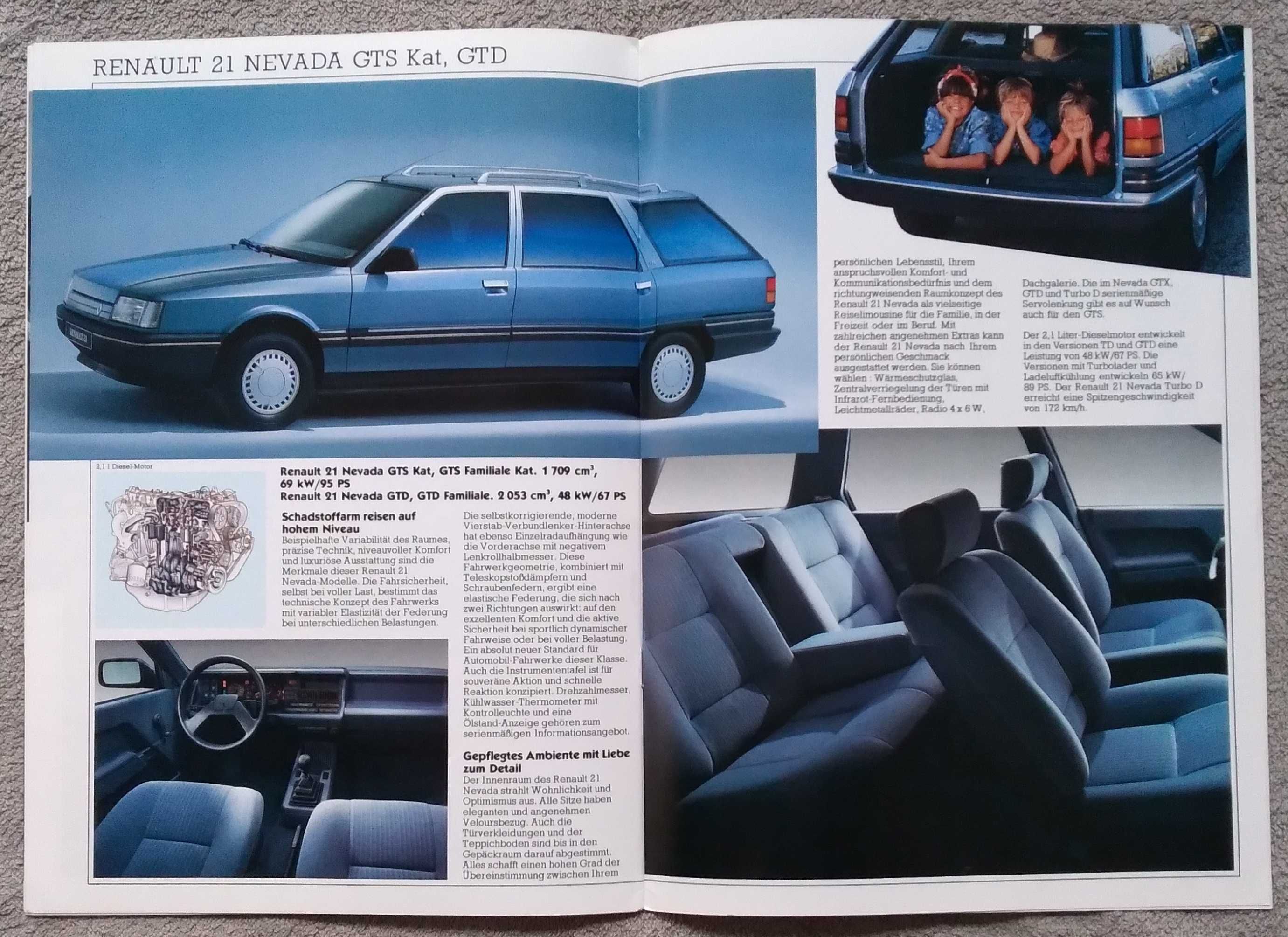 Prospekt Renault 21 Nevada 1987