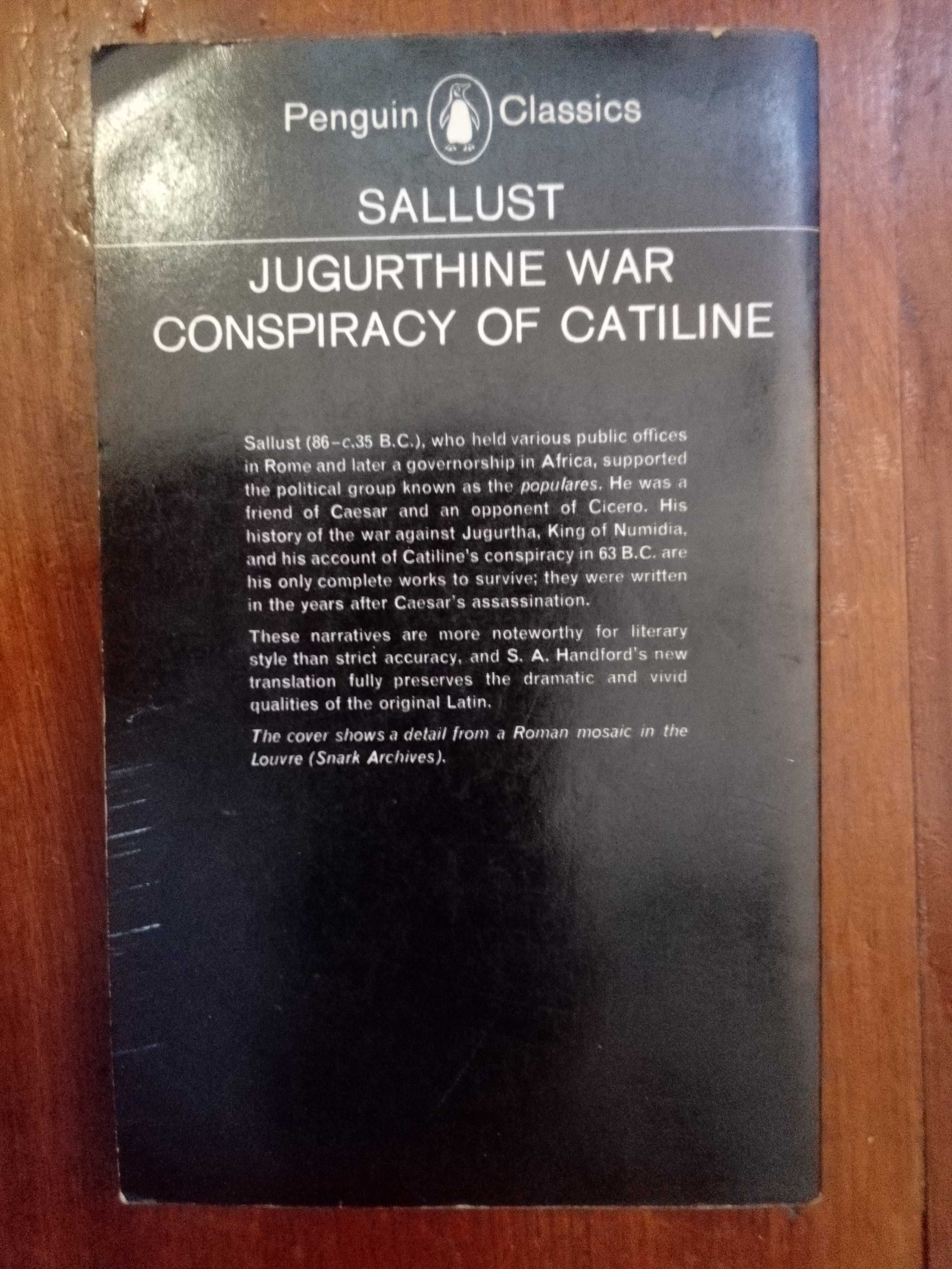 Sallust - Jugurthine war / Conspiracy of Catiline