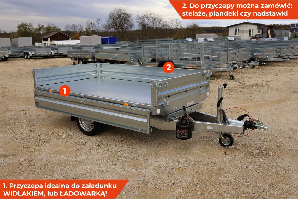 Wywrotka hydrauliczna Neptun KIPPER 256x148x30 1300 kg N13-256 GN269