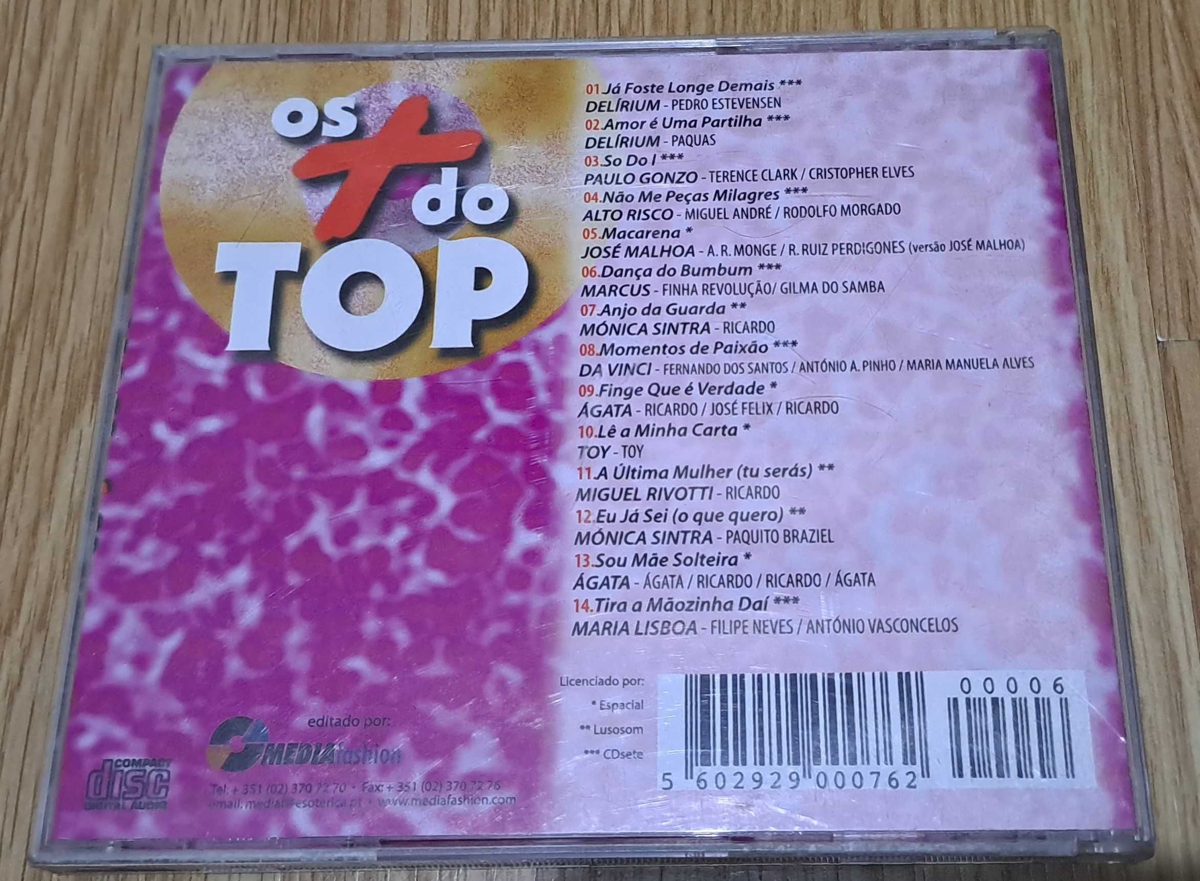 CD Os Mais Do Top 6 (Pink Disc)