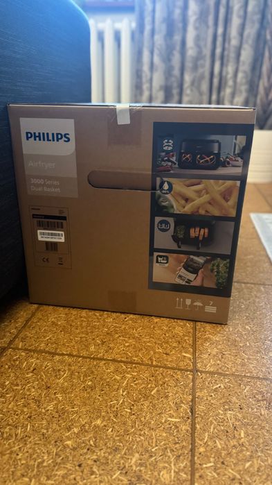 Air fryer Frytkownica beztłuszczowa PHILIPS Ovi Dual Basket