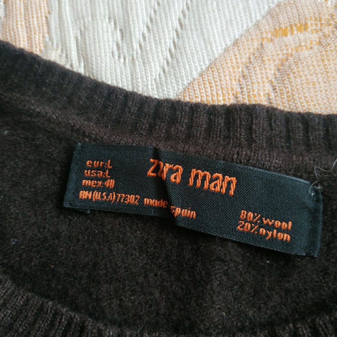 Светр джемпер підлітковий 80% вовна, Zara man