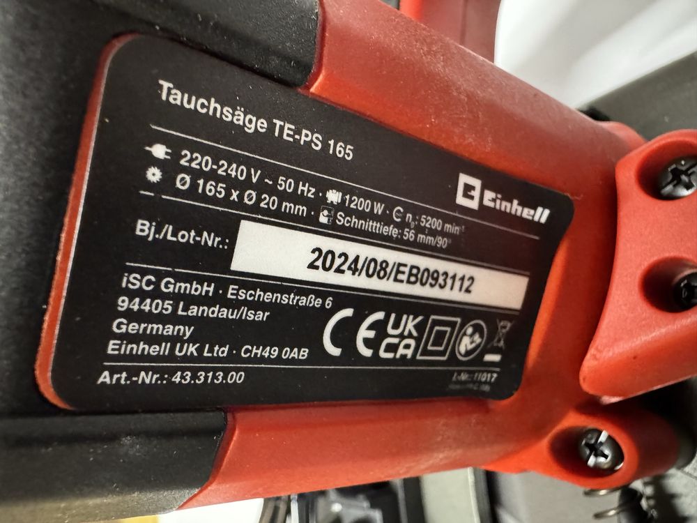 Pilarko-zagłebiarka Elektryczna Einhel TE-PS 165 Nowa