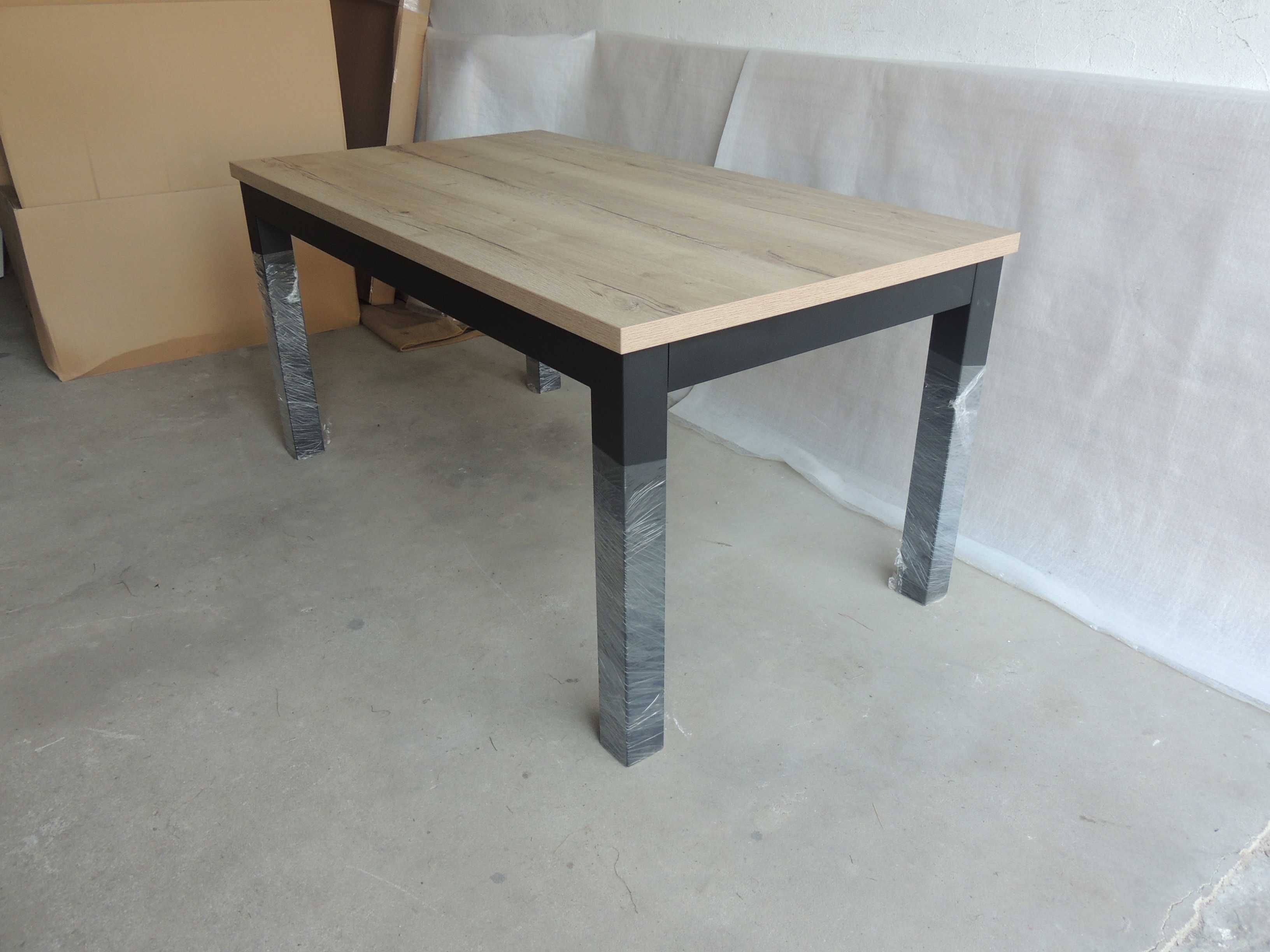 Stół LOFT industrialny 180-270x100 (2x45 Dostawki) EGGER
