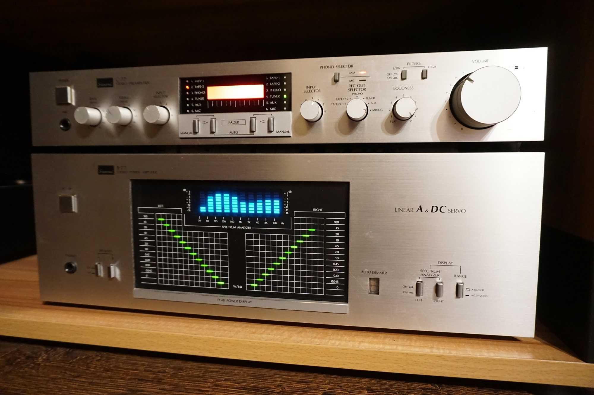 Sansui B-77 i C-77 Wzmacniacz oraz przedwzmacniacz