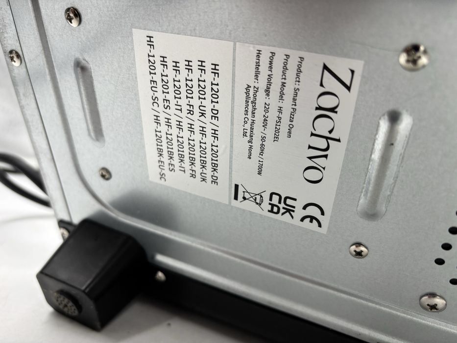 Zachvo elektrycy piec do pizzy Hf1201bk