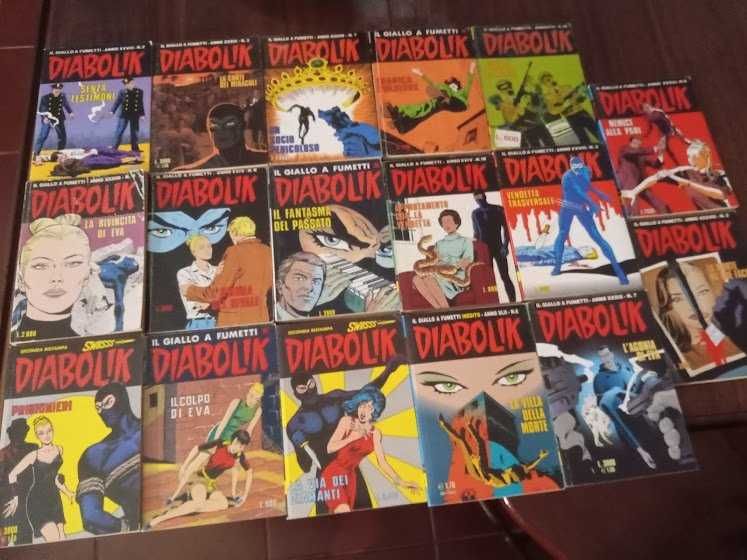 Diabolik, Banda desenhada em Italiano, preço por livro