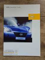 Prospekt Opel Speedster Turbo