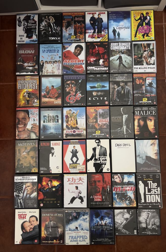 DVDs (filmes) e Cassetes (filmes )