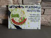 Medal dla nauczyciela, Super Nauczyciel, podziękowanie na koniec roku