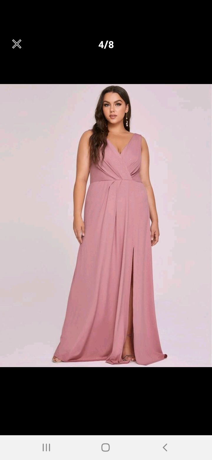 Długa suknia plus size 3XL