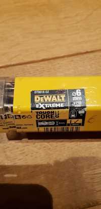 Wiertła Dewalt Extreme 6mm x 210mm. 8 sztuk.