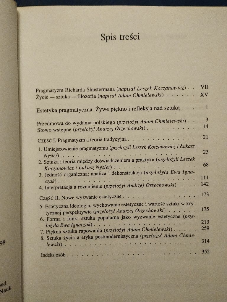 Shusterman estetyka pragmatyczna, żywe piękno