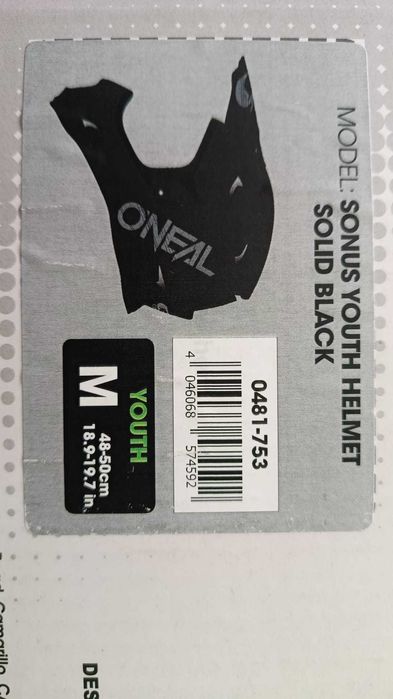 Kask enduro full face fullface  O'Neal SONUS YOUTH SOLid roz 48-50cm