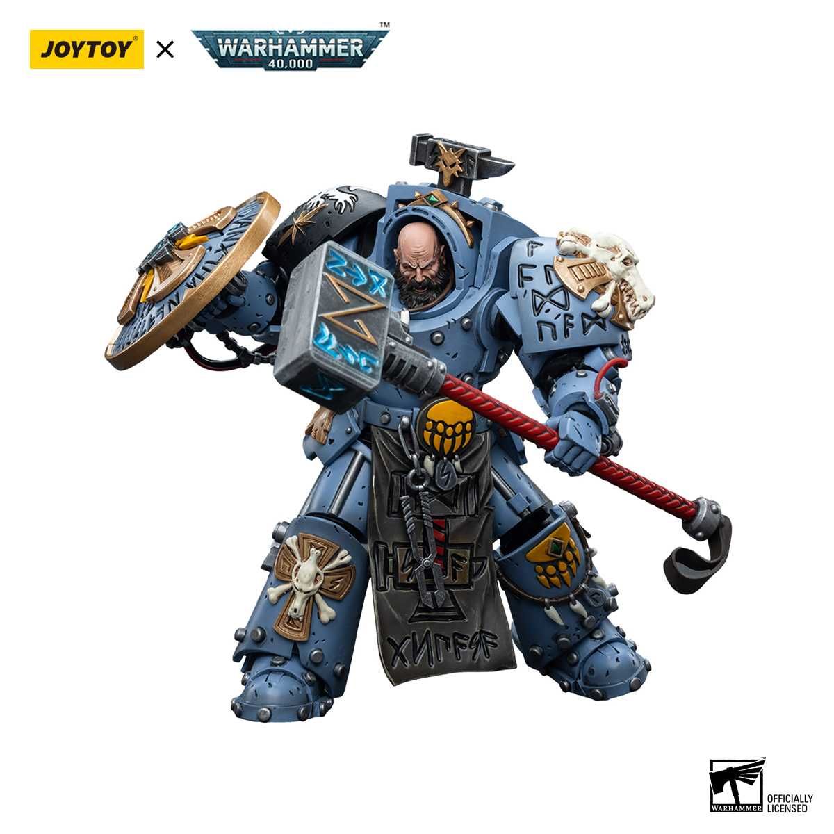 JOYTOY Колекційна фігура Space Wolves Arjac Rockfist - Warhammer 40K