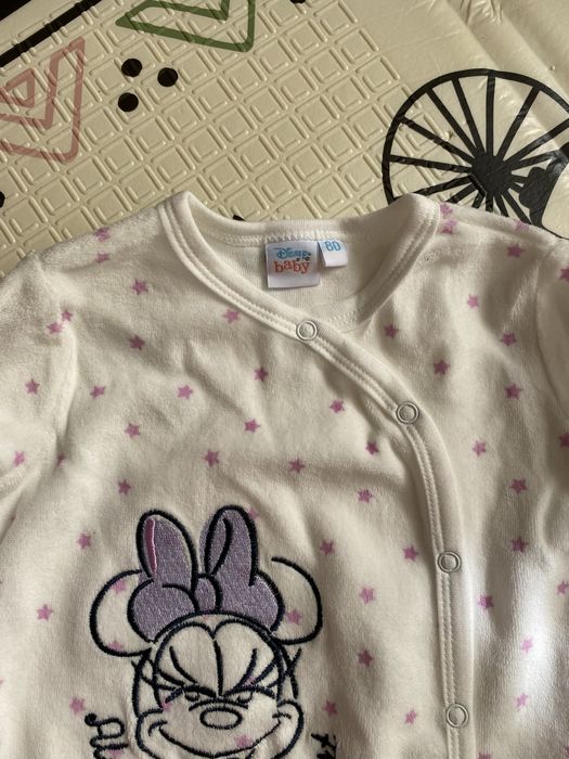 NOWY z metka pajacyk / pizama niemowleca Disney 80
