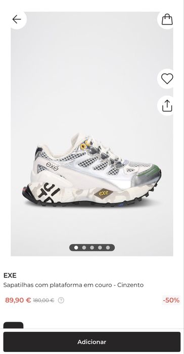 Sapatilhas Exé ( apenas mensagens)