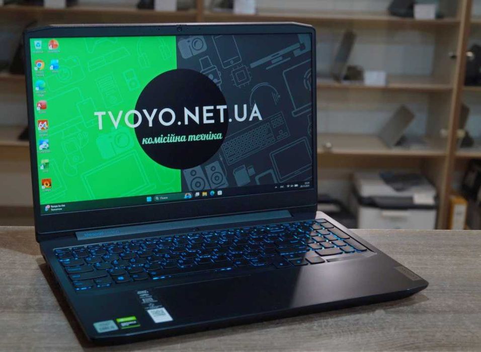 ГАРАНТІЯ Lenovo (IPS/Core i5-10300H/RAM 8ГБ/SSD 512ГБ/GTX 1650)TVOYO