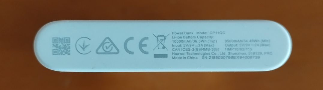 Powerbank Huawei CP11QC 10000mAh Fast Charge