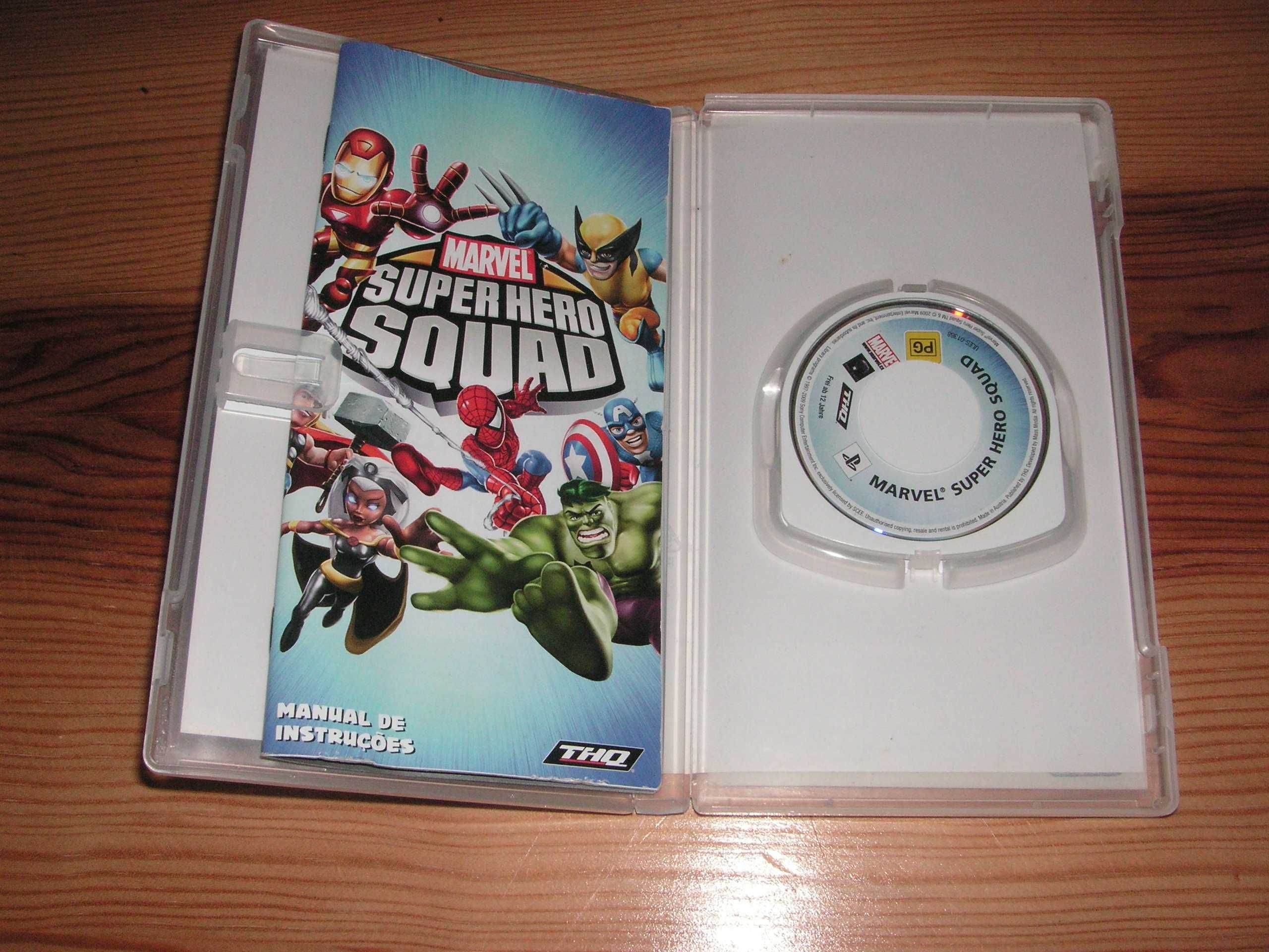 Jogo PSP Portabl Marvel Sup Hero Squad, Up Altamente, Geronimo Stilton