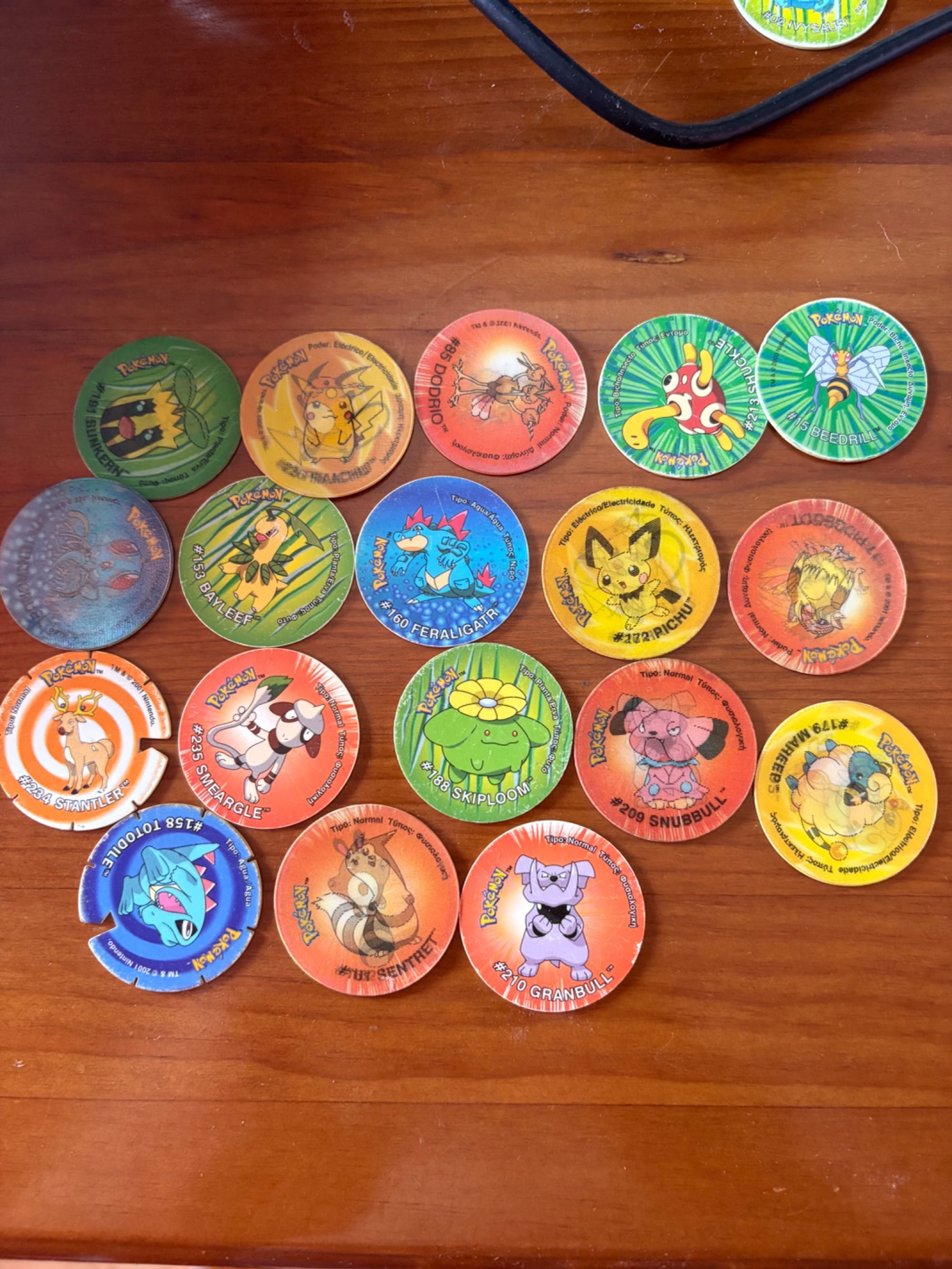 Tazos Pokémon co