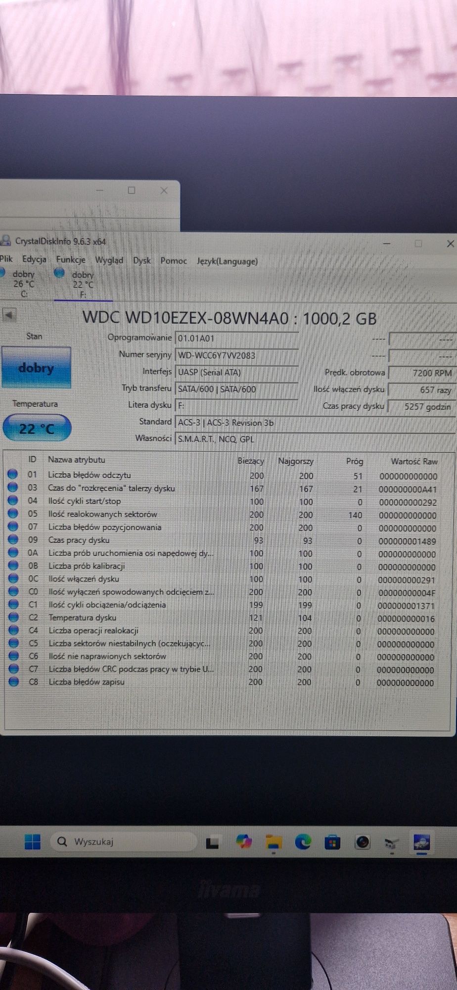 Dysk 1.0TB sata 64MB Cache