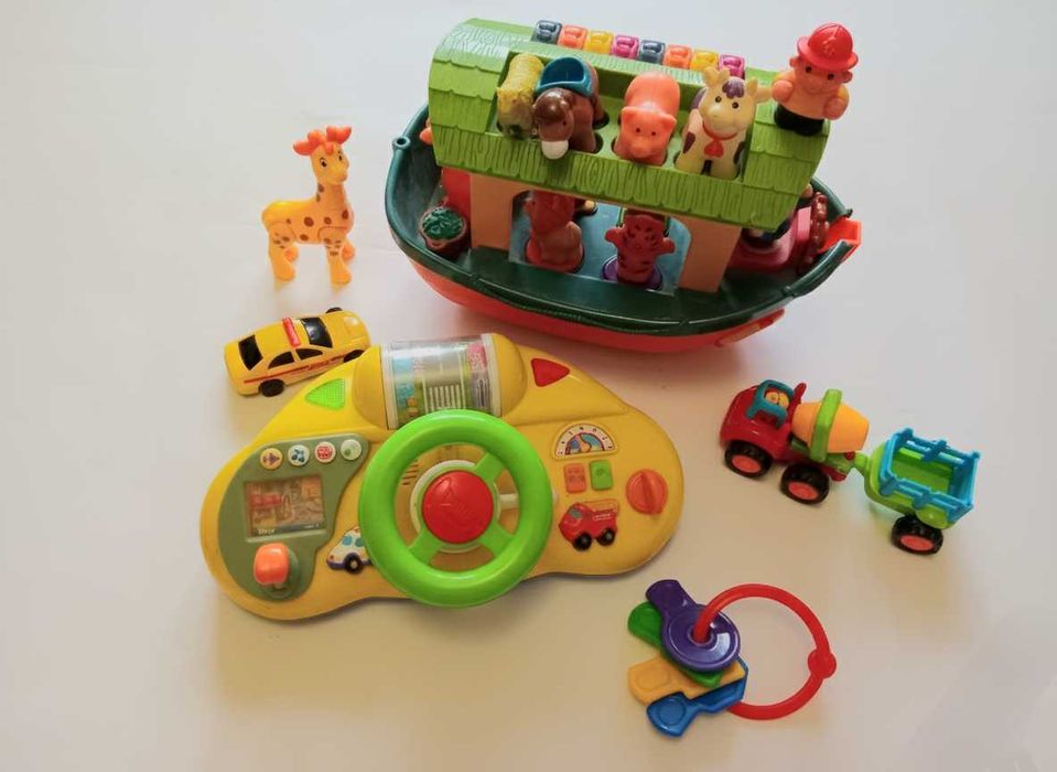 Лот коробка игрушек Ковчег Кидди смарт Hola. Интерактивный руль кермо
