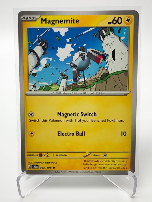 Magnemite 063/198 karta pokemon Scarlet & Violet
