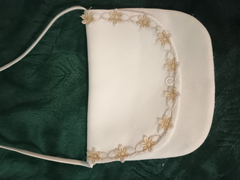 Alba komunijna z bolerkiem i torebką