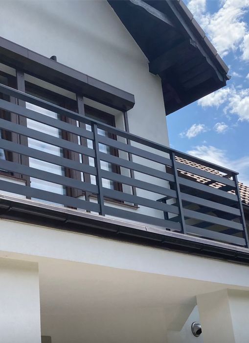 Barierki balustrada malowana proszkowo balustrady ze stali nierdzewnej