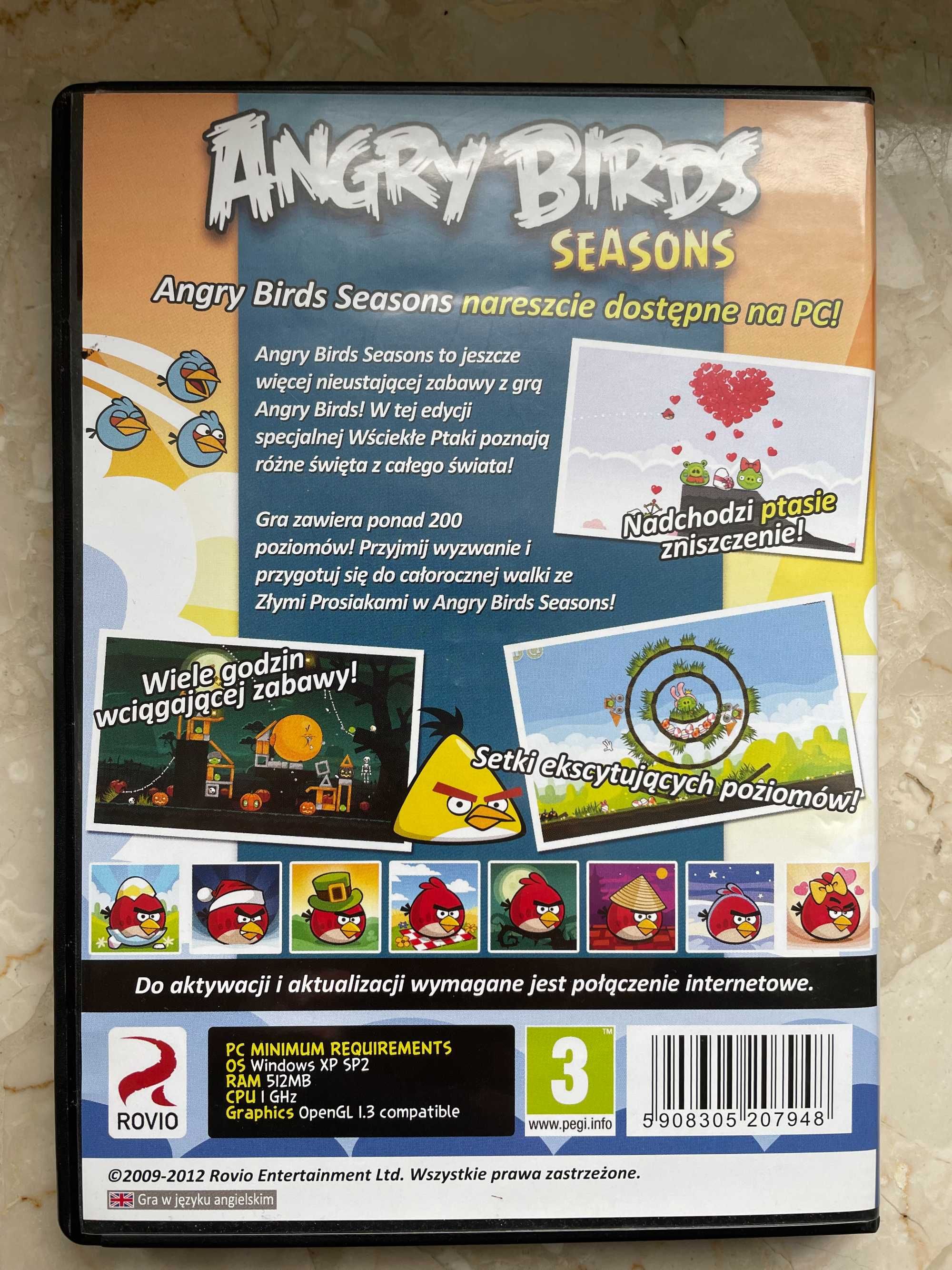 Gra "Angry Birds Seasons" - Rovio na PC, CD-ROM