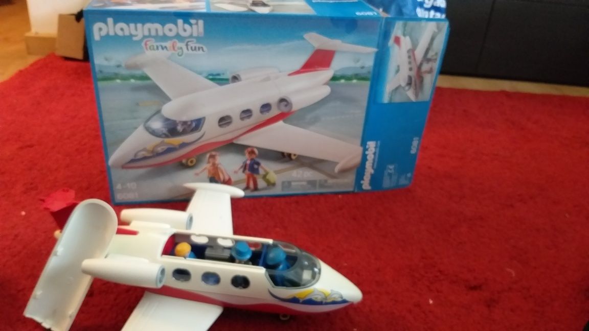 Playmobil avião bonecos