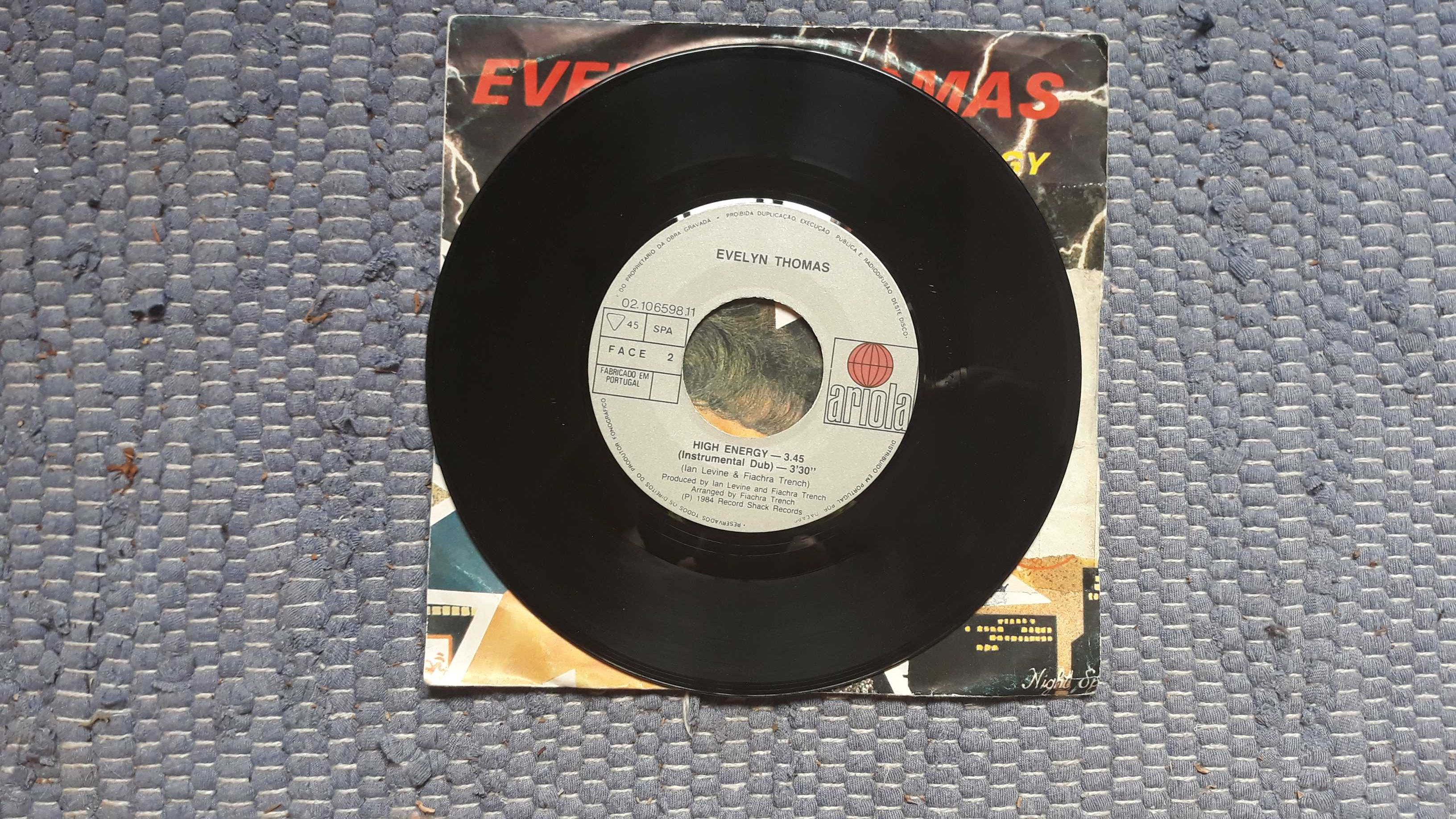 Evelyn Thomas - High energy - single vinil - portes incluídos