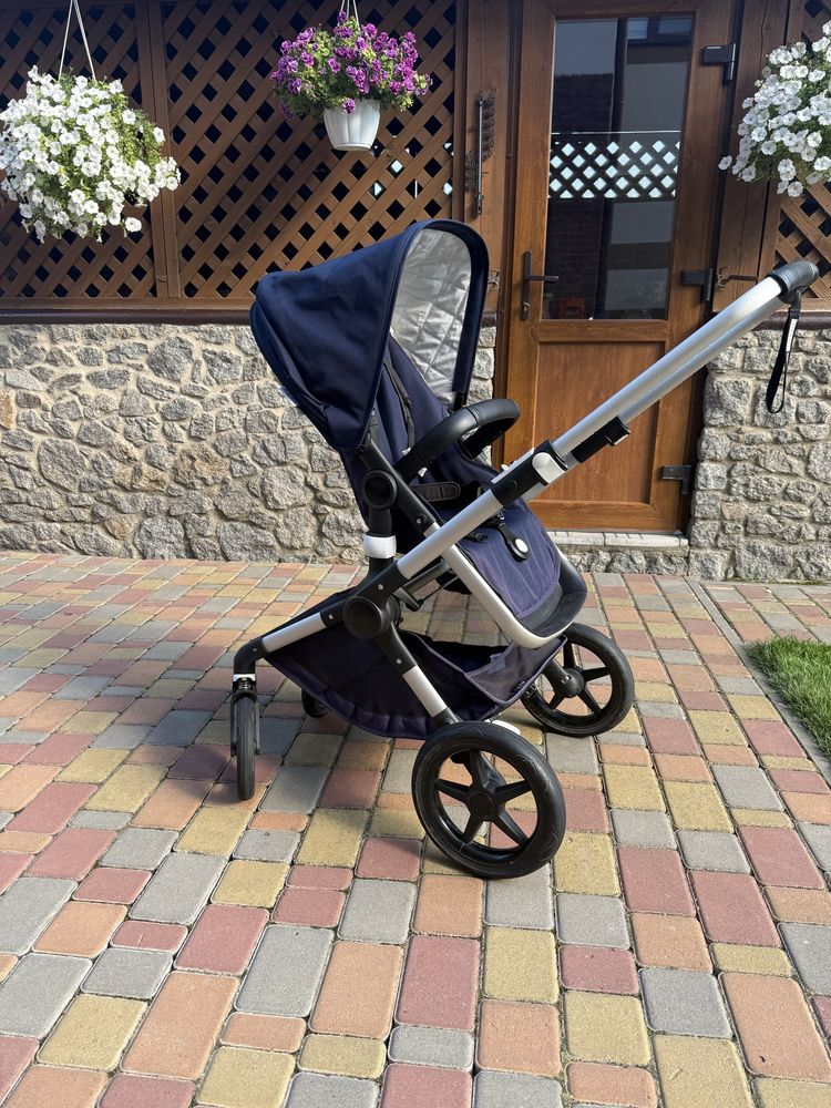 Bugaboo fox, 2 в 1 + каптур, футмуф та матрасик