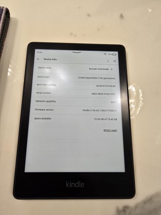 Ebook New Kindle 5 11th Generation 6,8"  Bez reklam