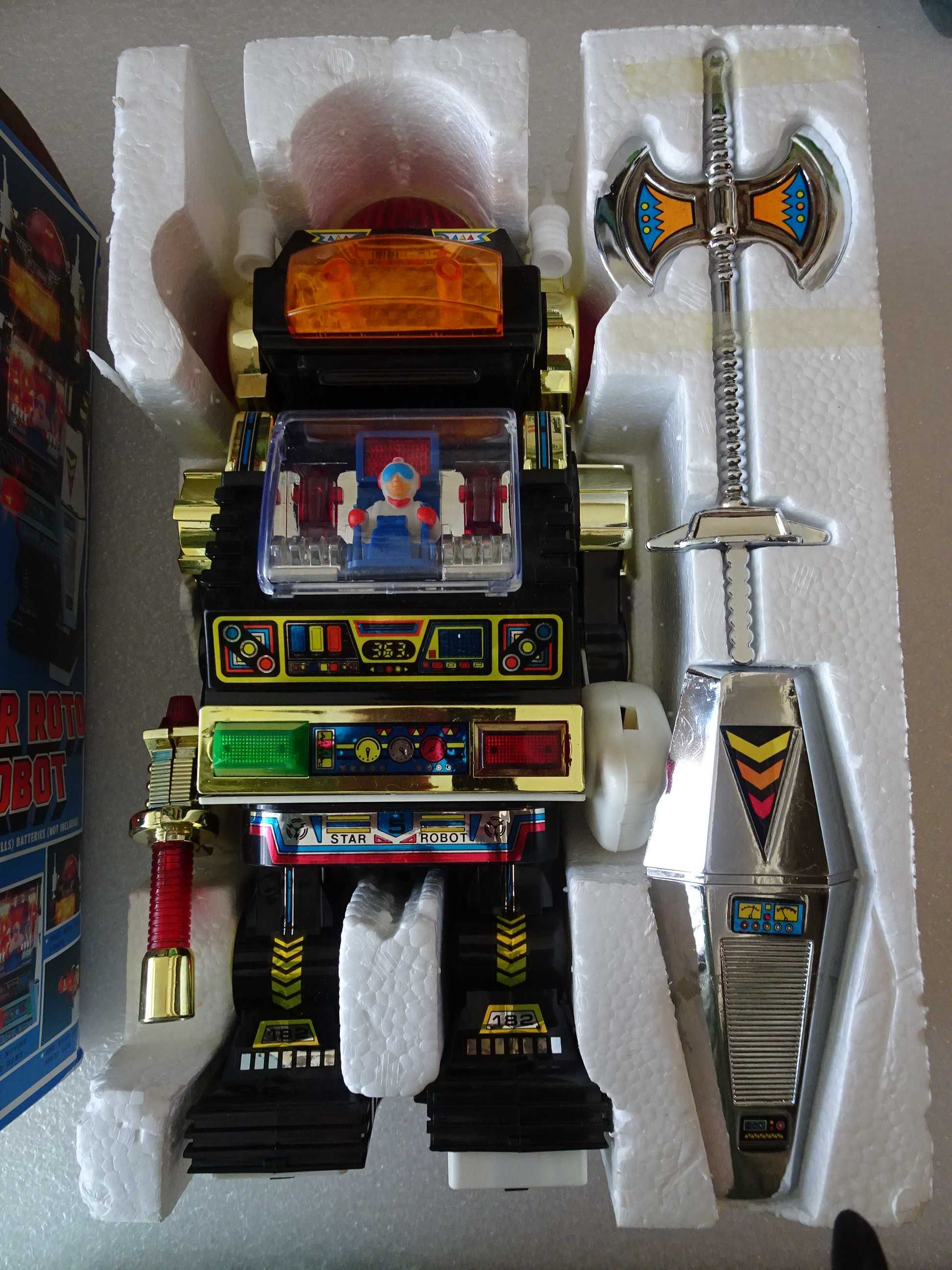 Raro Star Roto Robot - 1985 Made in Taiwan - Son Ai Toys