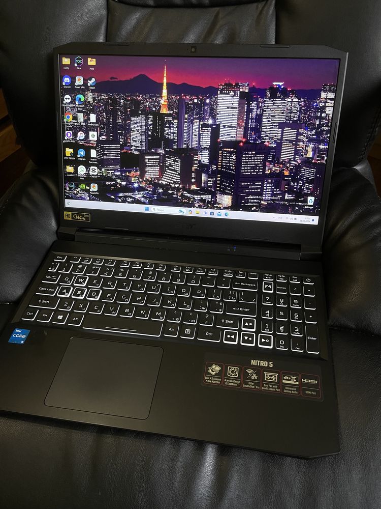 Ігровий ноутбук Acer Nitro 5 i5-11400H 16гб NVIDIA GeForce RTX 3060