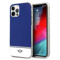 Etui na iPhone 12 Pro Max Mini Morris Granatowy/Navy Stripy