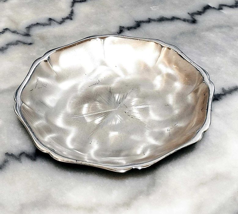 Вінтажна сріблена тарілка WMF, Німеччина — 20 см