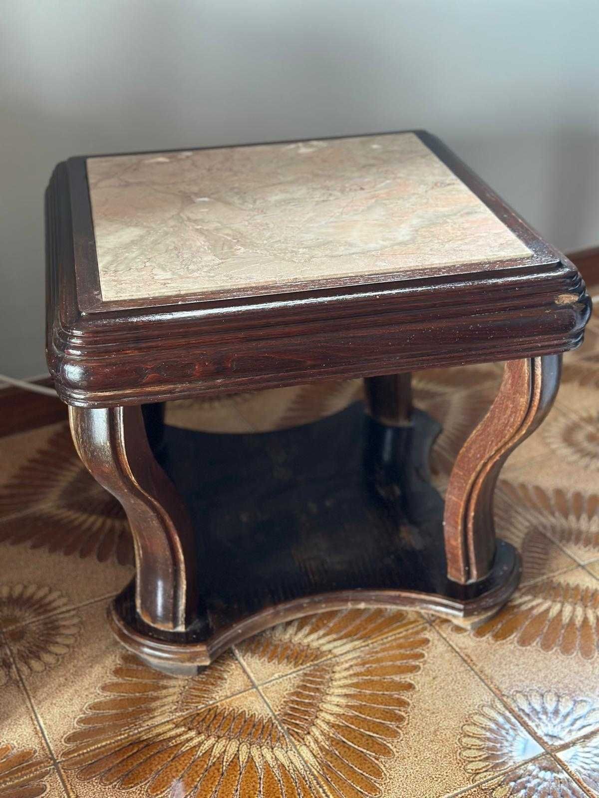 Conjunto mesa de centro e mesa de apoio