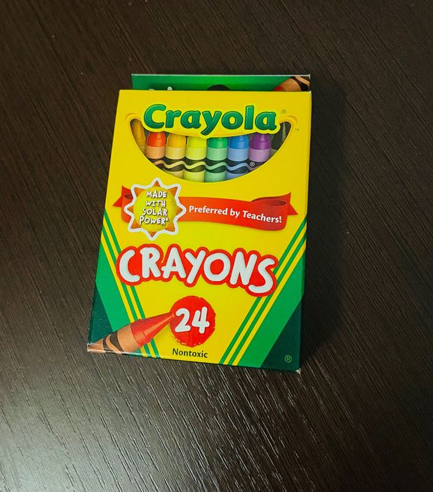 Воскові олівці Крайола, 24 кольори
