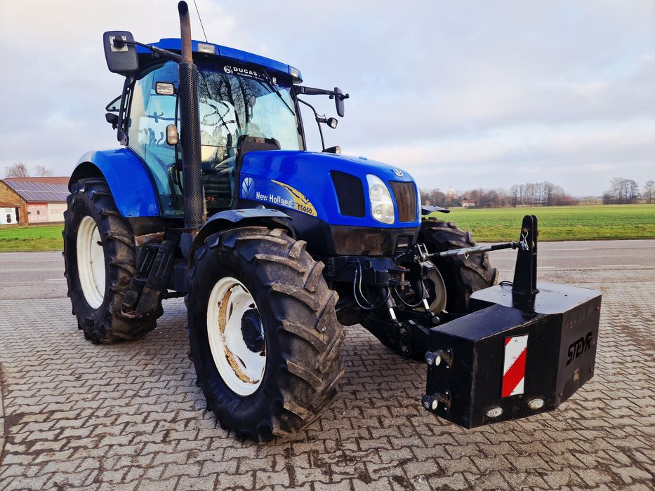 New Holland T6050 rok 2008 tuz Amortyzowana oś Bardzo dobry stan Case