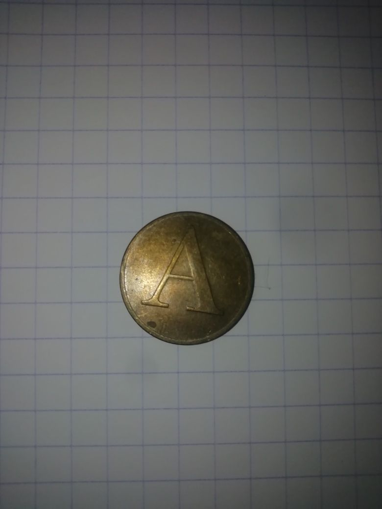 Moneta żeton do automatu prl