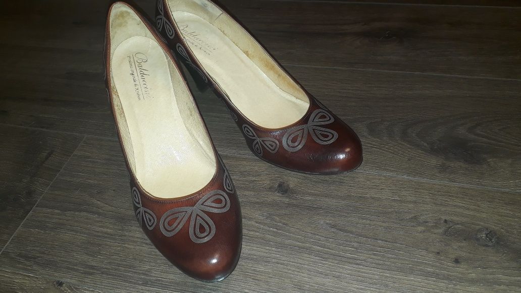 Buty Skórzane 40 Nowe Okazja