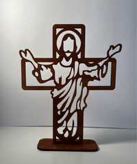 Krzyż drewniany - Jezus