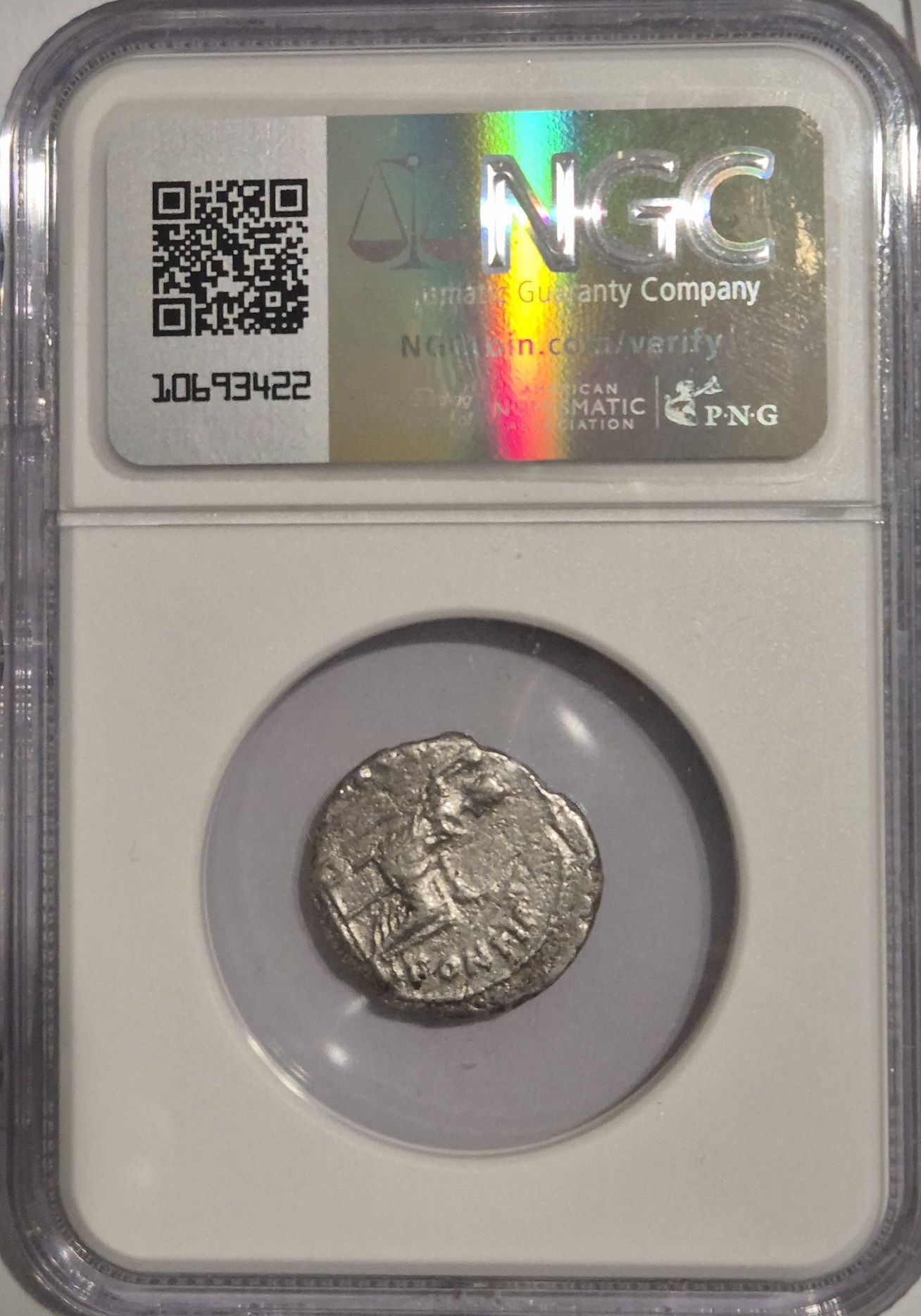 Biblijna moneta Tribute Penny - denar Tyberiusza - grading NGC