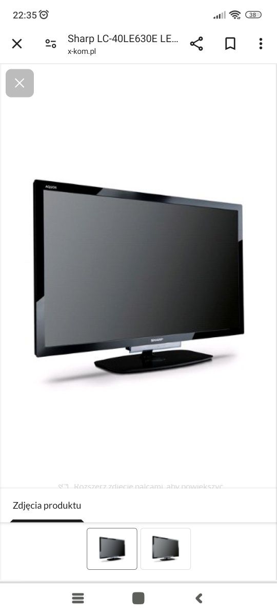 Sharp LC-40LE630E LED